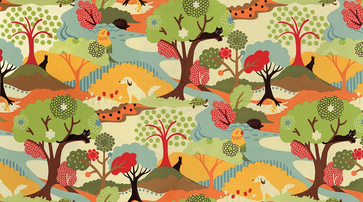 Moda Fabrics - Neco Landscape - by MoMo