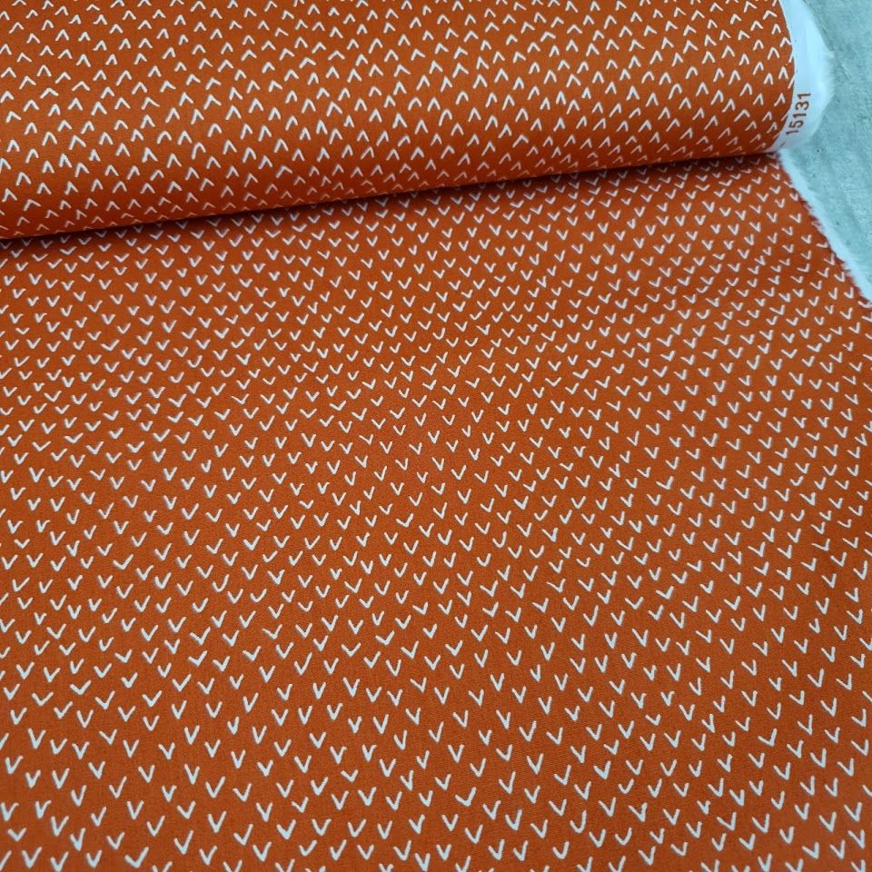 Stenzo - Baumwollstoff - Vivien - terracotta