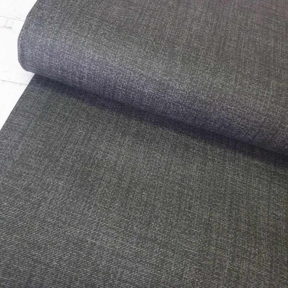 Hilco uni Dekostoff - coated - anthrazit melange