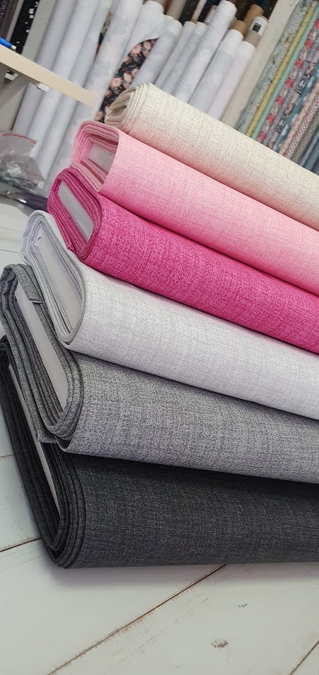 Hilco uni Dekostoff - coated - magenta melange