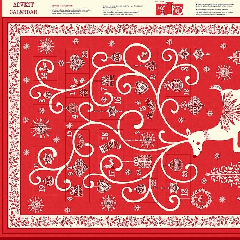 Makower - Scandi - Advent - rot