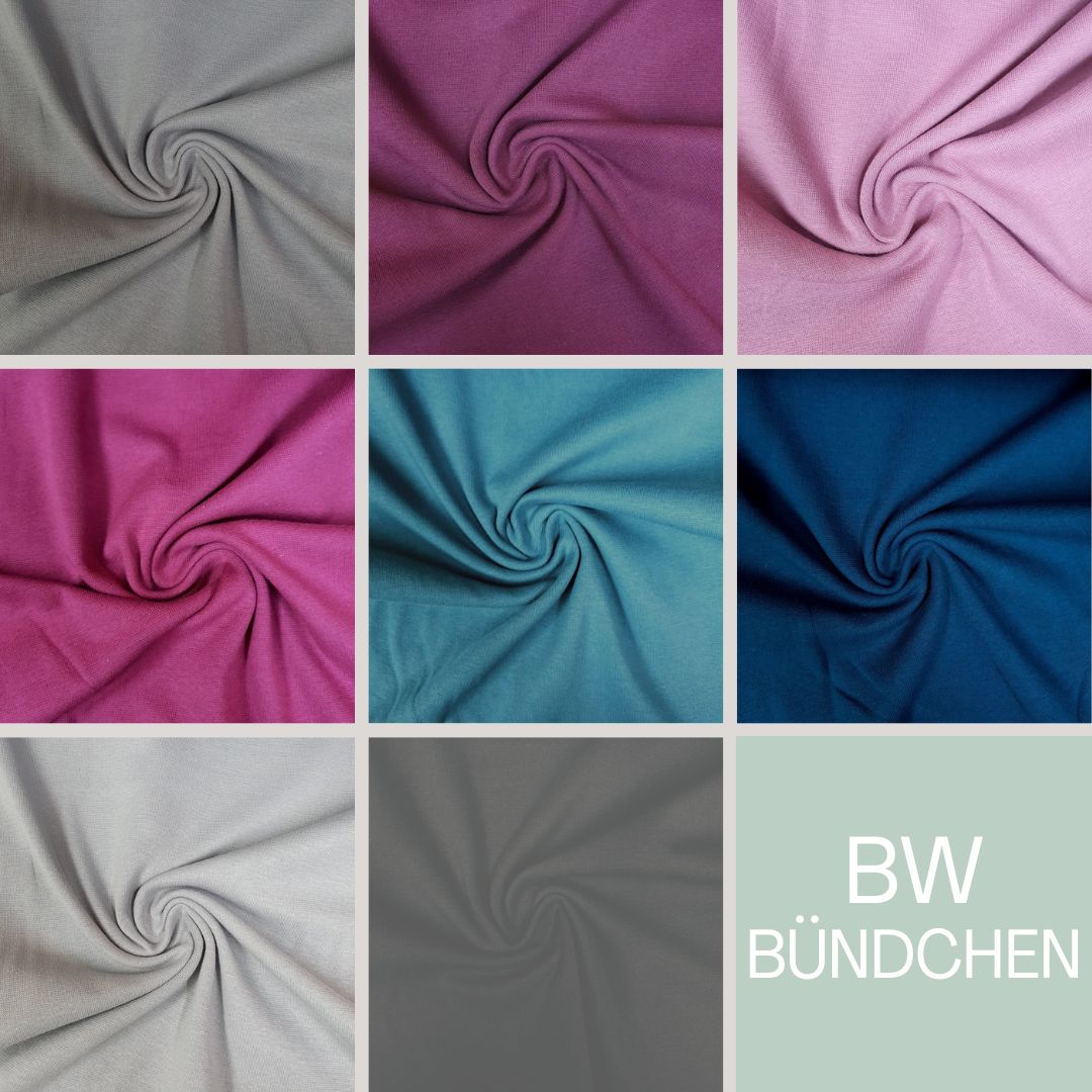 Glattes Baumwoll-Bündchen im Schlauch