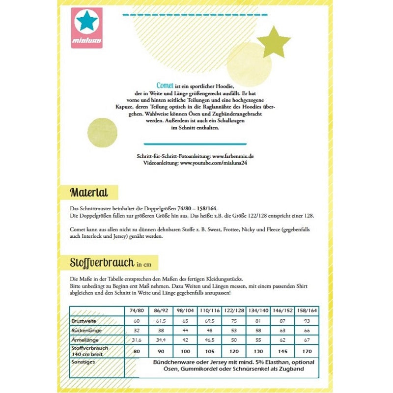 Comet - Farbenmix Hoodie Unisex
