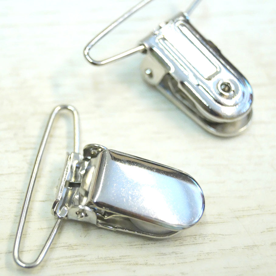 Hosenträgerclip silber