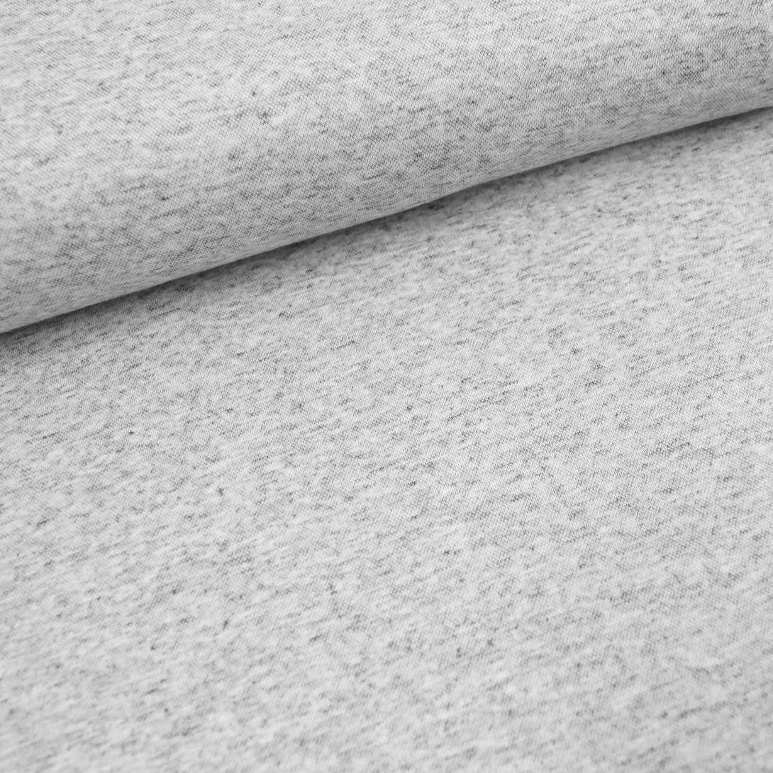 Elastischer Leinen-Mix hellgrau