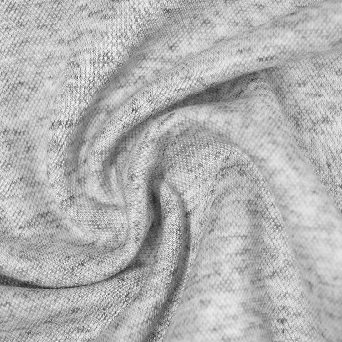 Elastischer Leinen-Mix hellgrau