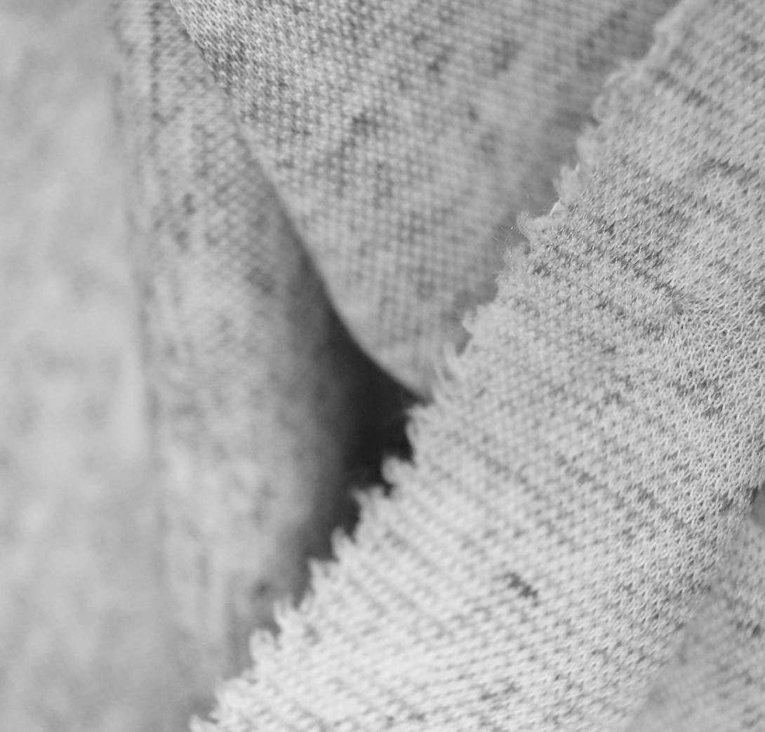 Elastischer Leinen-Mix hellgrau