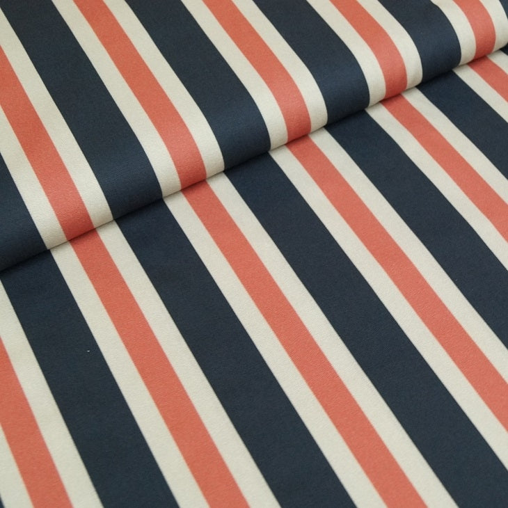 Swafing - Baumwoll Popeline "Planted Stripes" by Cherry Picking