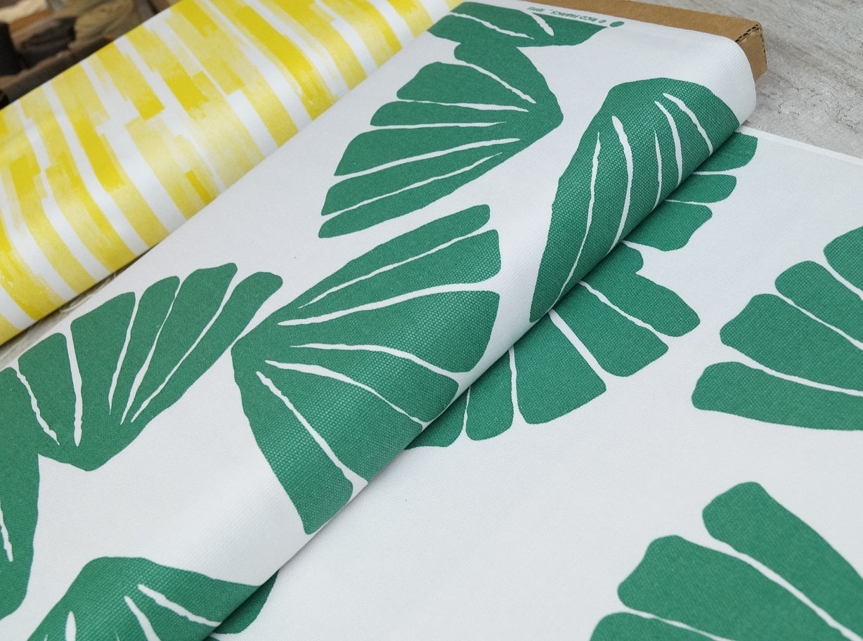 Canvas Aloha grün-weiß