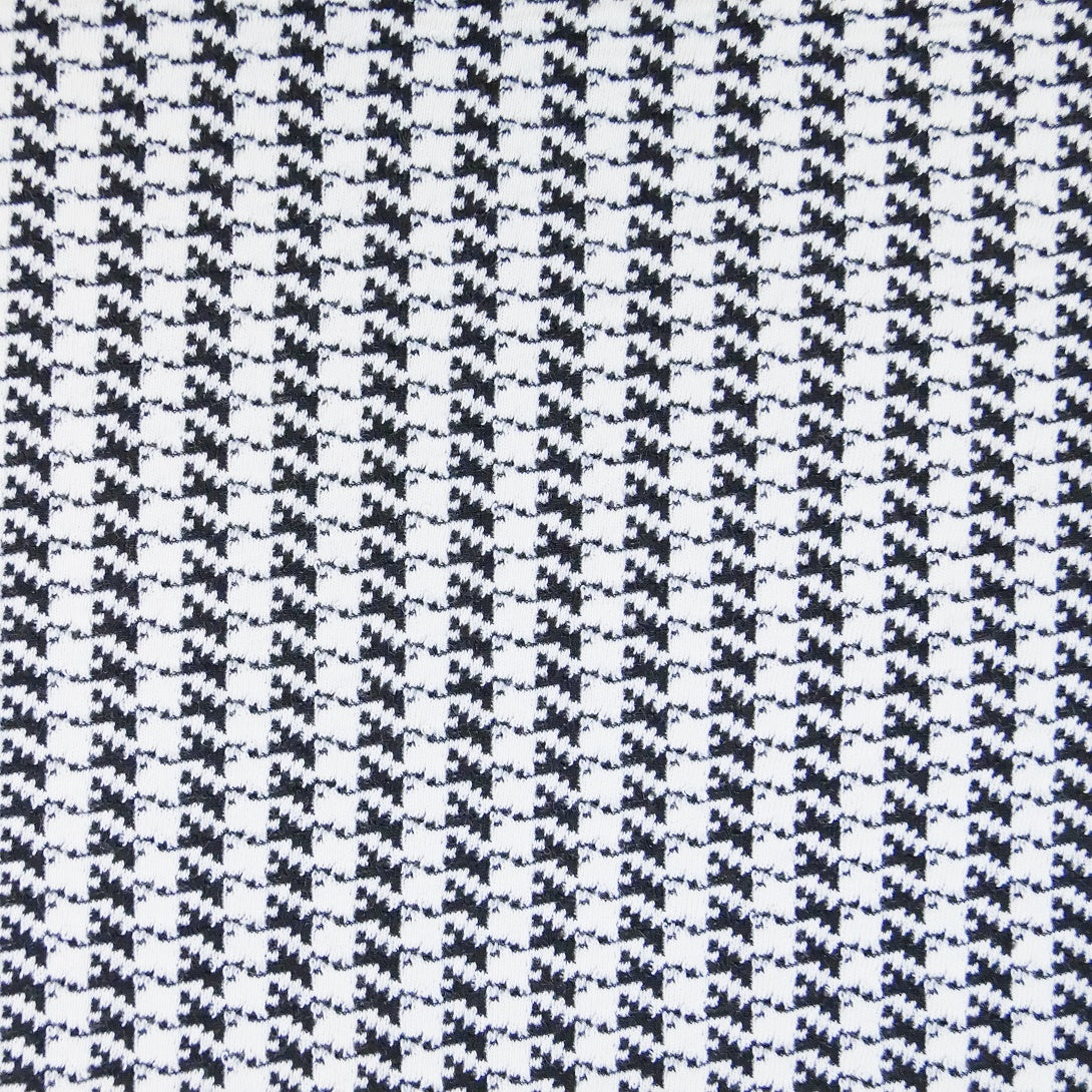 Hilco Jacquard Jersey - Estefania - schwarz-weiß