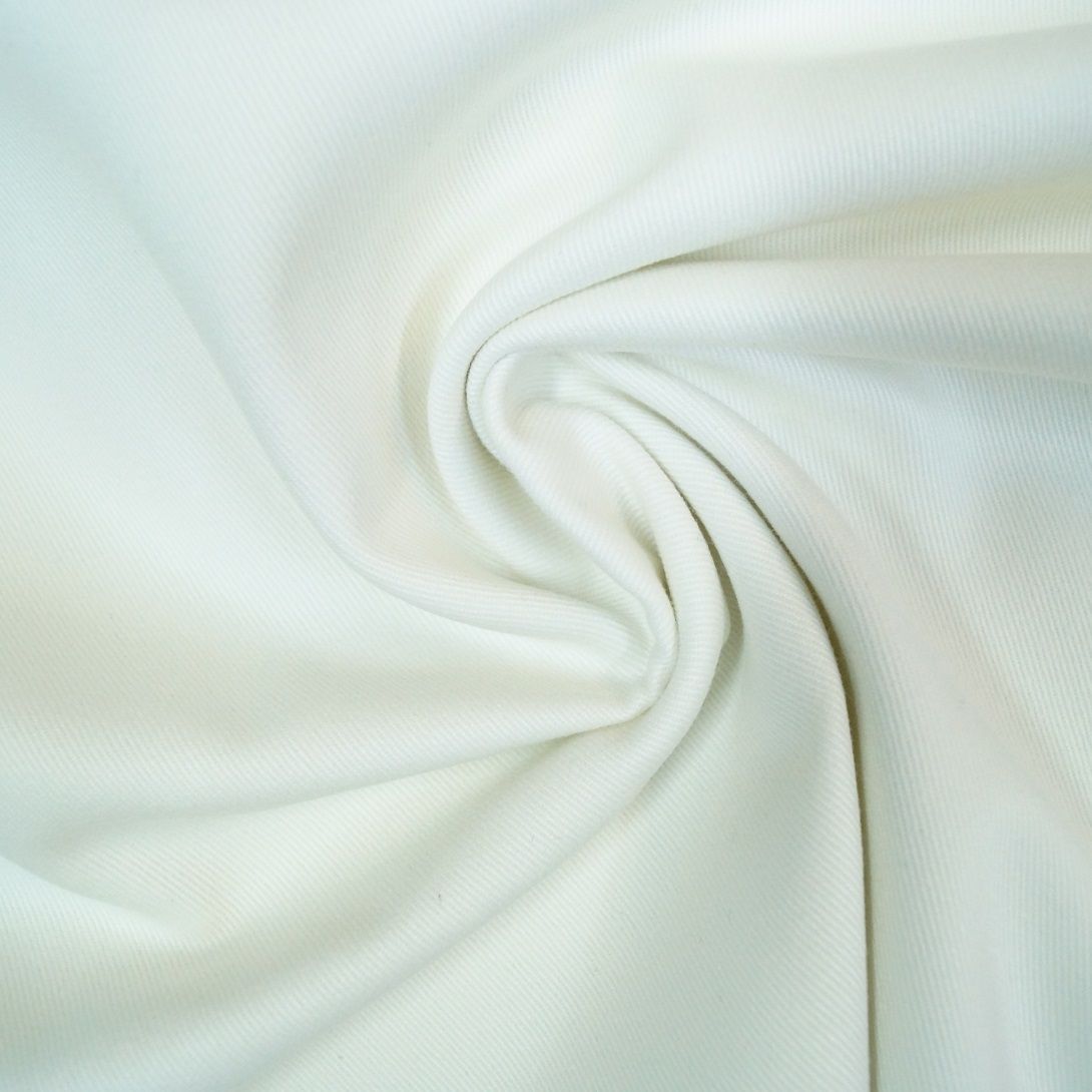 Twill / Köper uni naturweiß