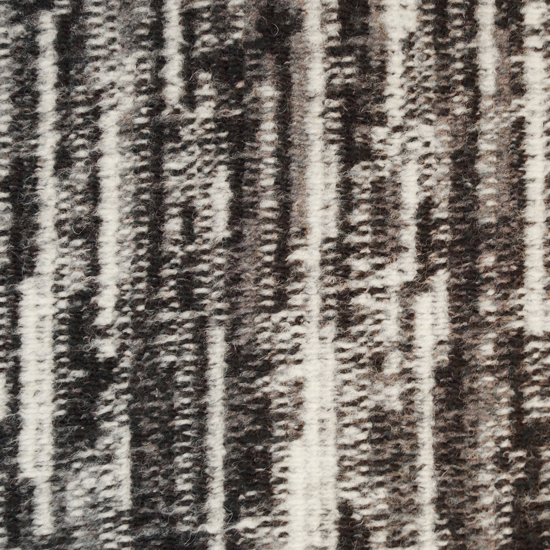 Dicker Wollstrick - schwarz-weiss-grau - 65% Schurwolle