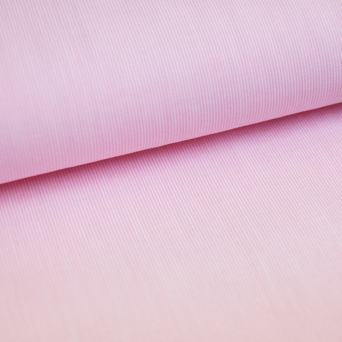 Pinstripe Chambray - leichte Baumwolle - rosa