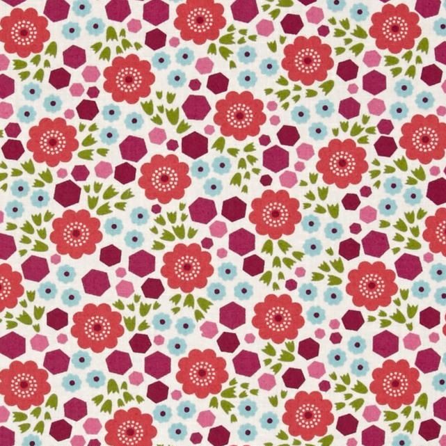 Moda Fabrics - Meadowbloom by April Rosenthal - red