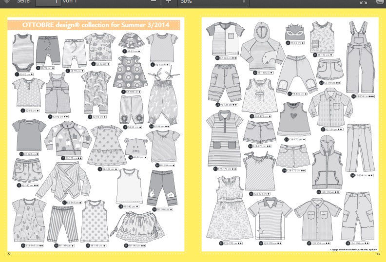Ottobre kids fashion 56-170cm, Sommer 03/2014