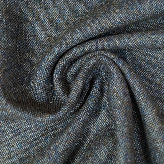 Hilco Woll Tweed Cardiff in blau-braun