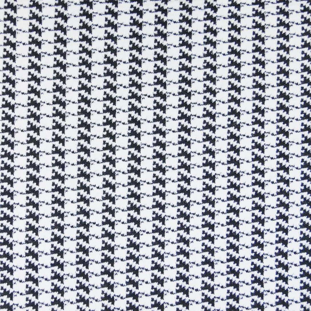 Hilco Jacquard Jersey - Estefania - schwarz-weiß