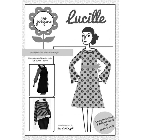 Lucille Farbenmix Jerseykleid Schnittmuster