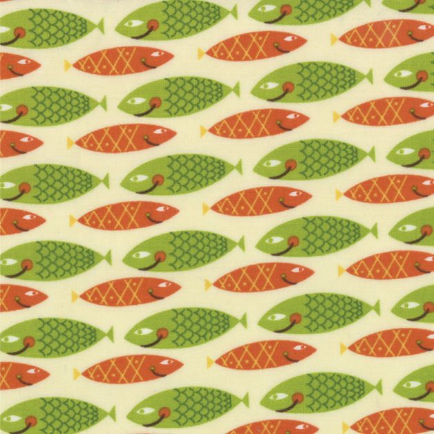 Moda Fabrics - S´more Love - Schools out - creme