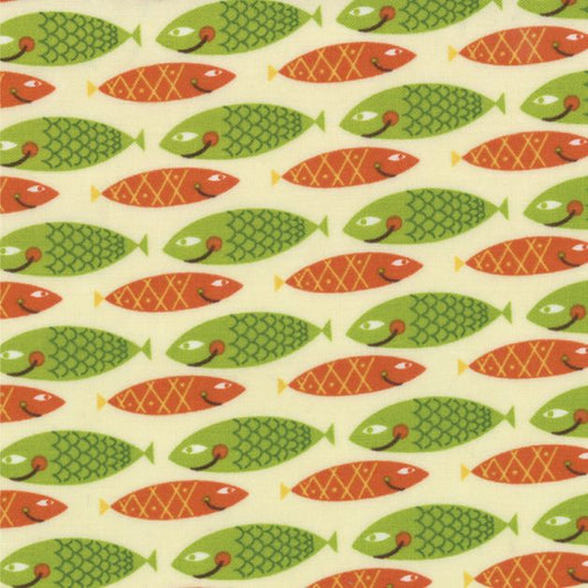Moda Fabrics - S´more Love - Schools out - creme