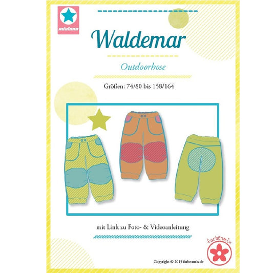 Waldemar - Farbenmix Outdoorhose Schnittmuster